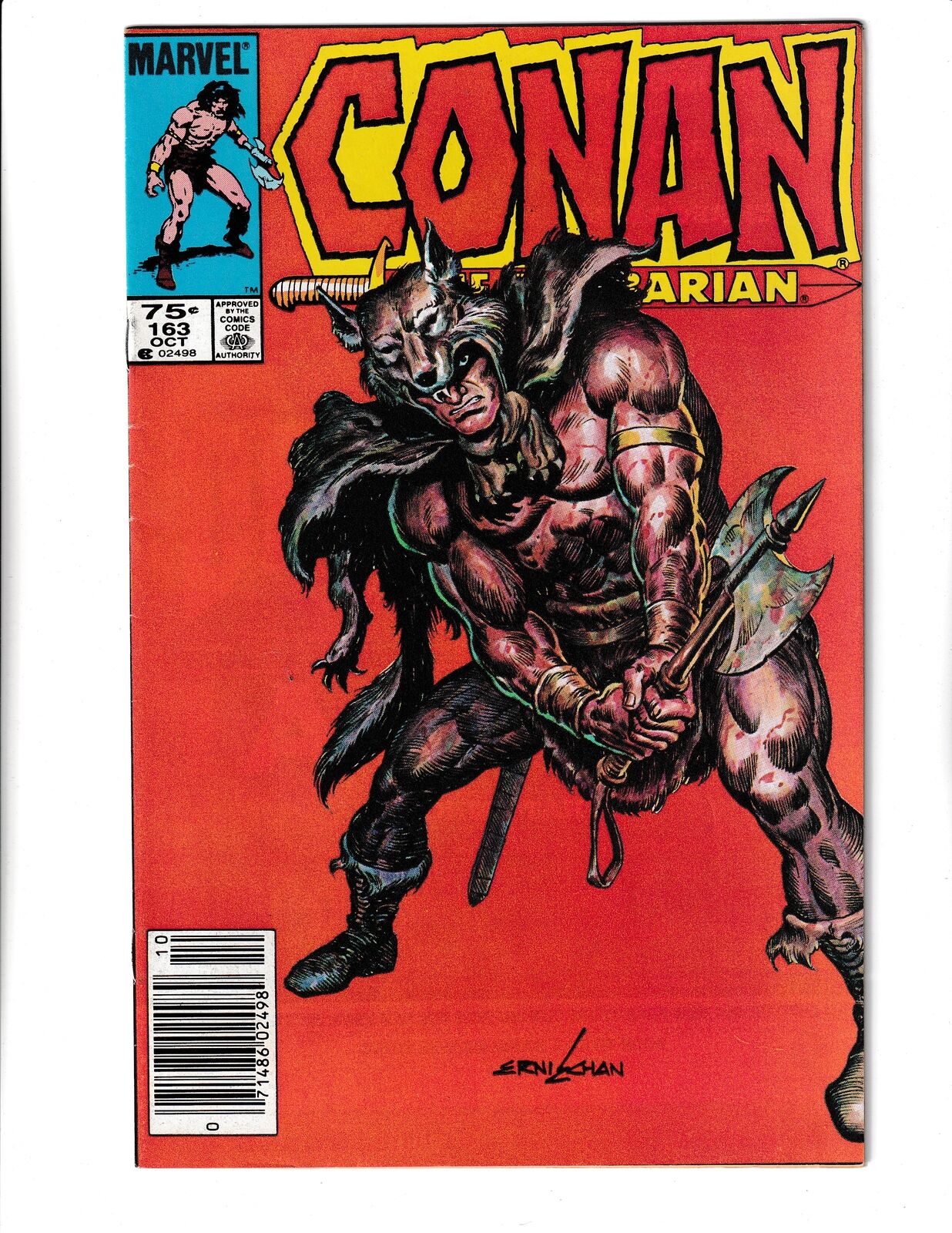 Conan the Barbarian #163 (1984) 75c CDN News Marvel Comics