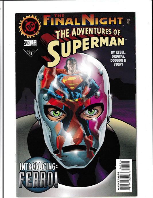 Adventures of Superman #540 (1996) DC Comics