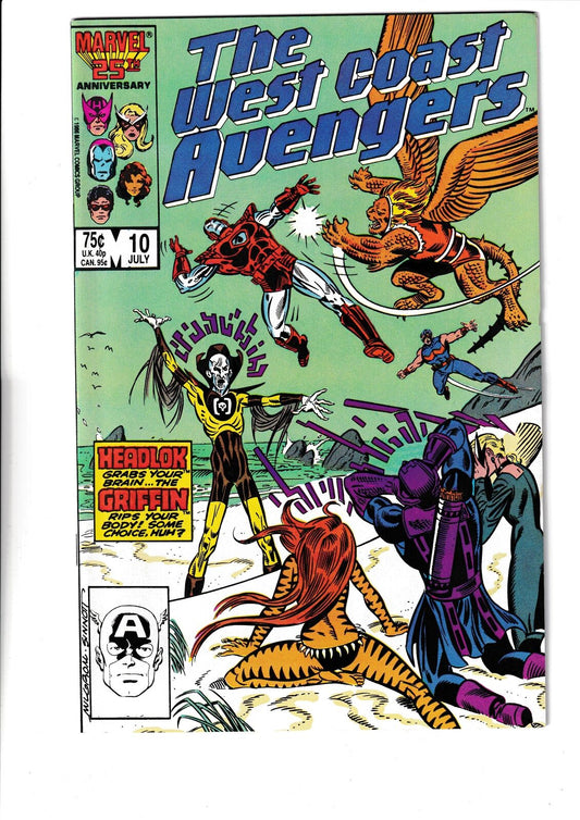 West Coast Avengers #10 (1986) Marvel Comics