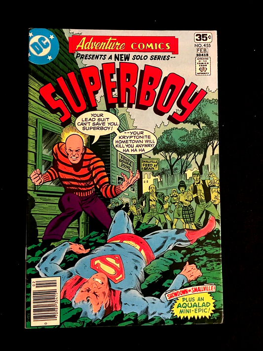 Adventure Comics #455 1978  -  Superboy - HIGH GRADE - Combined Shipping