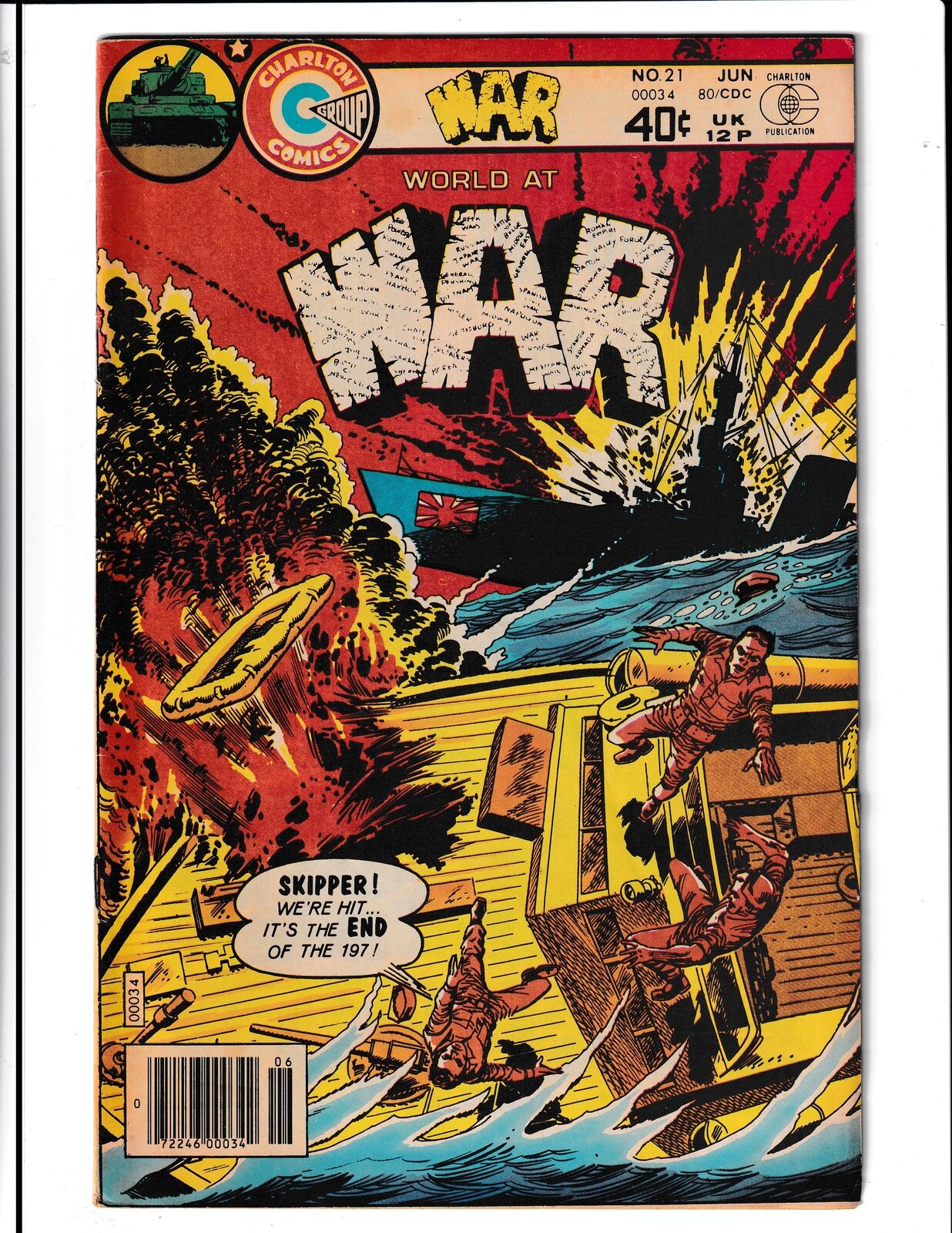 War #21 (1980) Charlton Comics