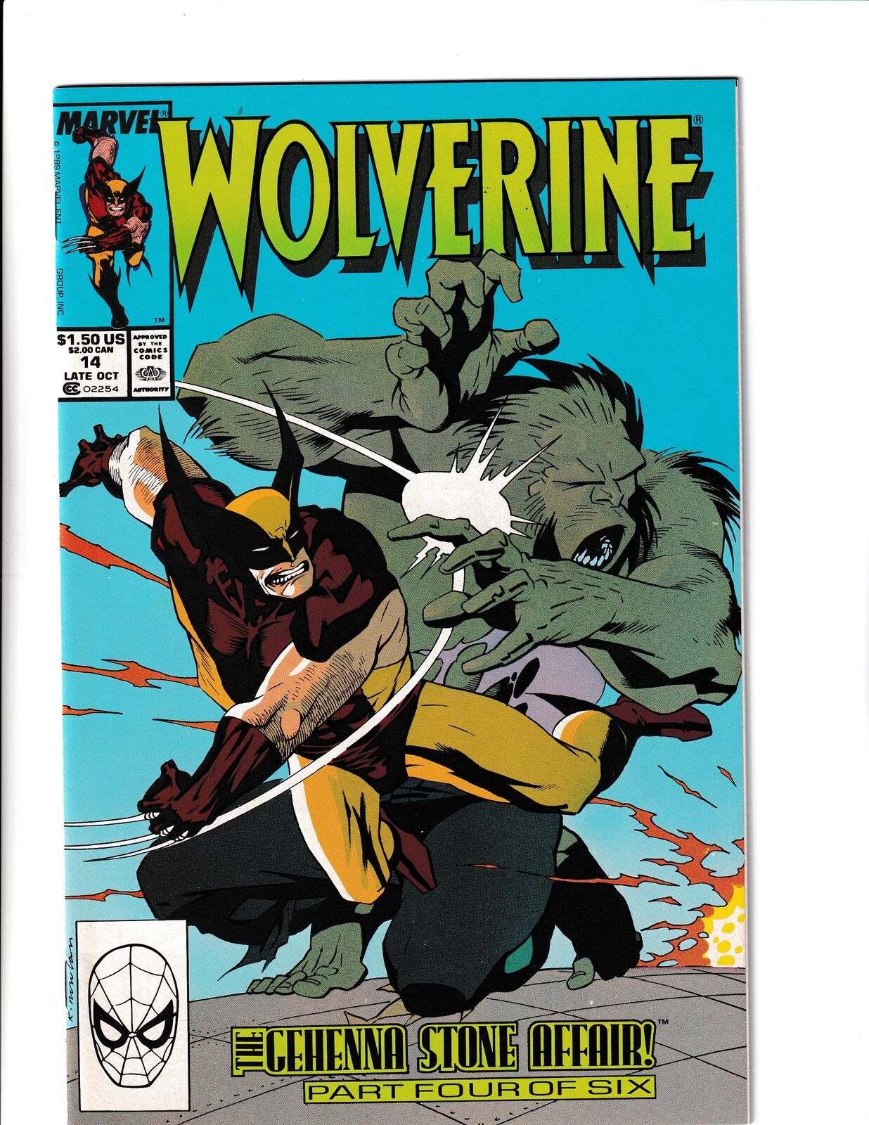 Wolverine #14 (1989) High Grade Marvel Comics