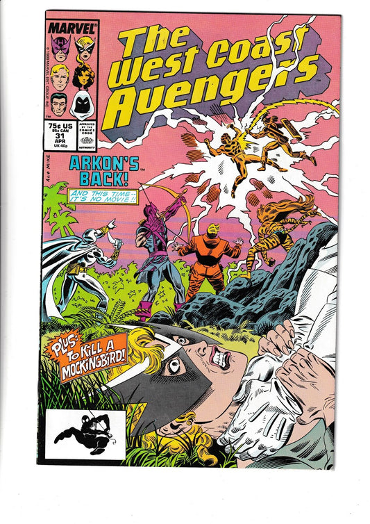 West Coast Avengers #31 (1988) Marvel Comics