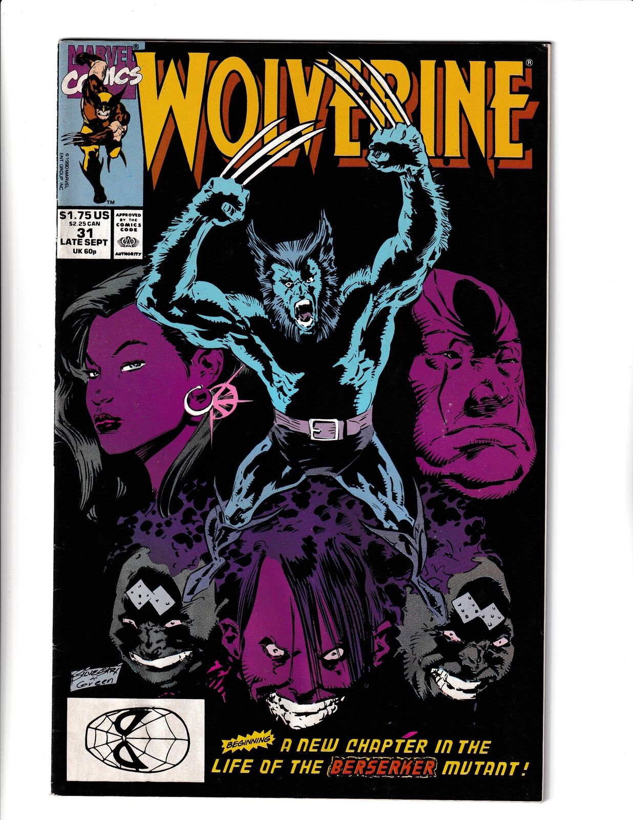 Wolverine #31 (1990) High Grade Marvel Comics