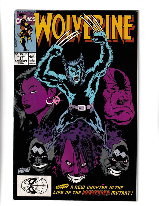 Wolverine #31 (1990) High Grade Marvel Comics