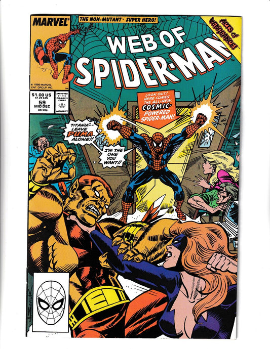 Web of Spider-Man #59 (1989) Marvel Comics