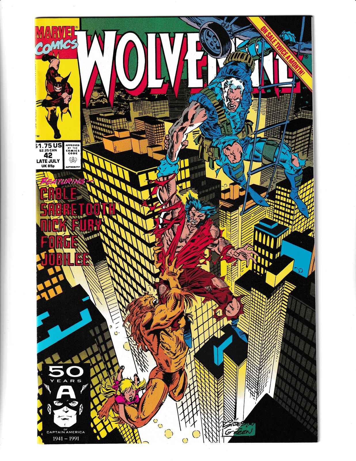 Wolverine #42 (1991) High Grade Marvel Comics