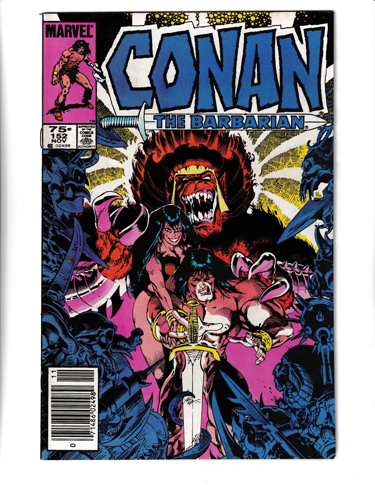 Conan the Barbarian #152 (1983) 75c CDN News Marvel Comics