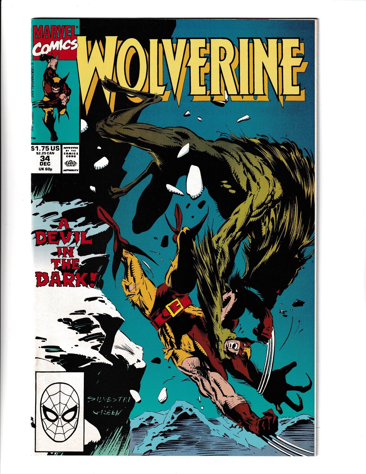 Wolverine #34 (1990) High Grade Marvel Comics