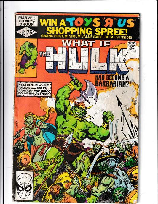 What If...? #23 (1980) Hulk Had Become A BarbarianMarvel Comics