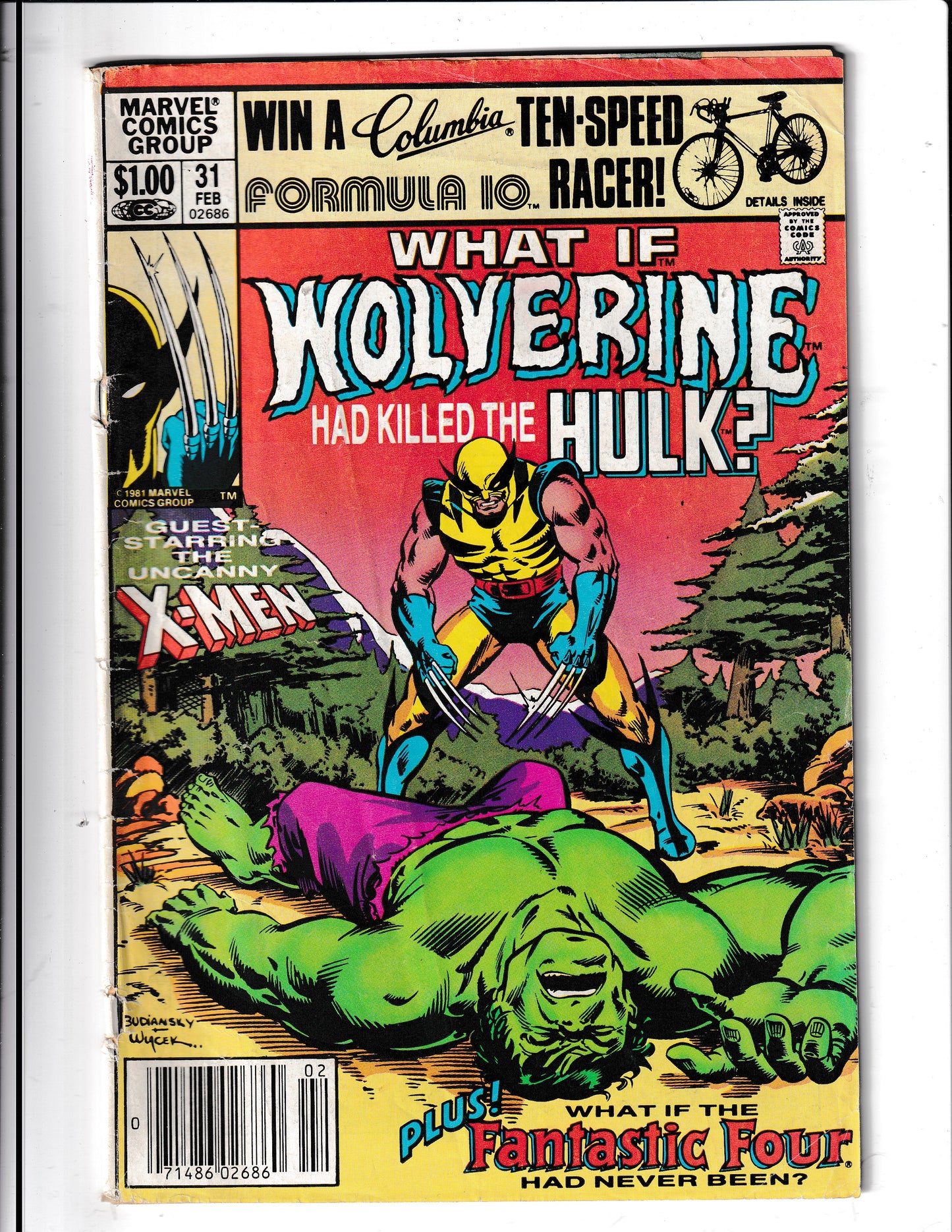 What If...? #31 (1982) Wolverine Had Killed the HulkMarvel Comics